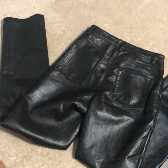 2. Aritzia Wilfred Vegan Leather Melina Pant in Black - Picture 14 of 14